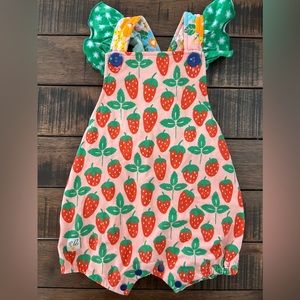 Wildflower strawberry bubble romper - 18 months